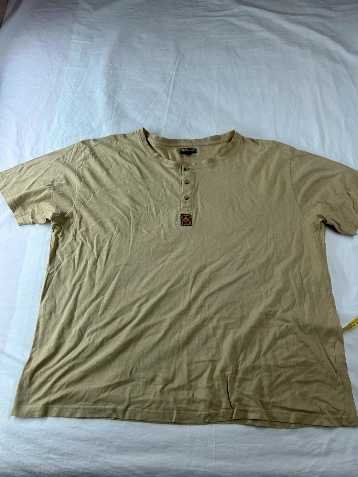 T-shirt beige atlas for men vintage